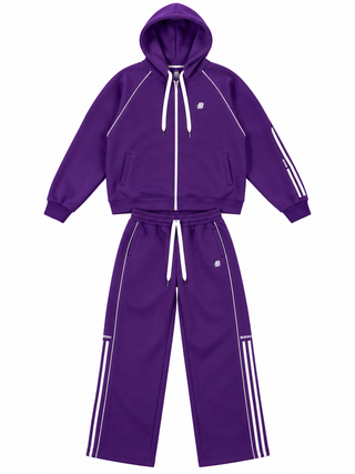 Dynamic Stripe Suit